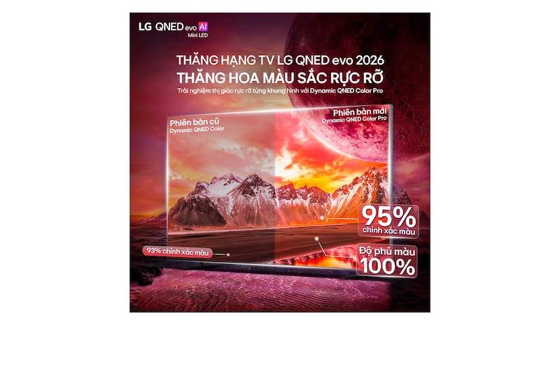 TV 4K LG QNED evo AI QNED80 Mini LED 2026 75 inch