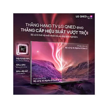 TV 4K LG QNED evo AI QNED80 Mini LED 2026 75 inch