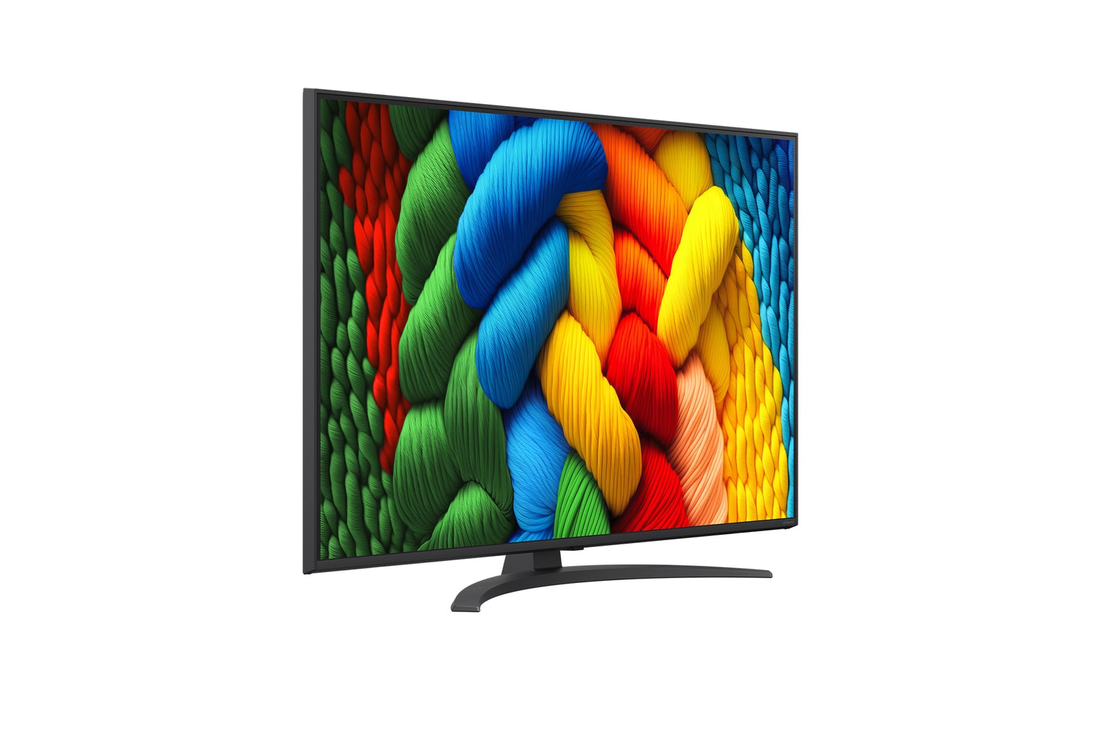 Rückansicht des LG NanoCell NANO80 TV