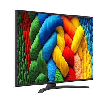 Rückansicht des LG NanoCell NANO80 TV