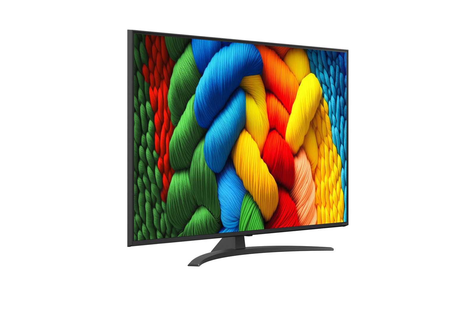 Rückansicht des LG NanoCell NANO80 TV