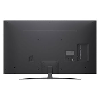 Linke Seitenansicht des LG NanoCell NANO80 TV.