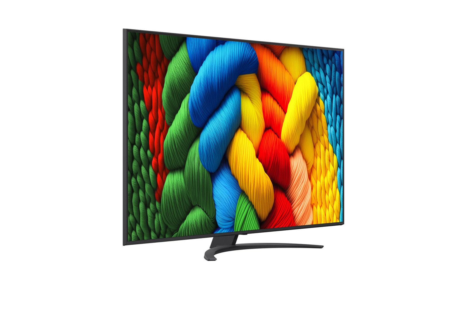 Rückansicht des LG NanoCell NANO80 TV