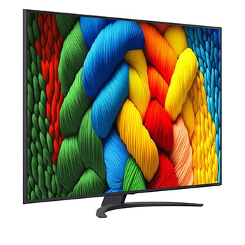 Rückansicht des LG NanoCell NANO80 TV