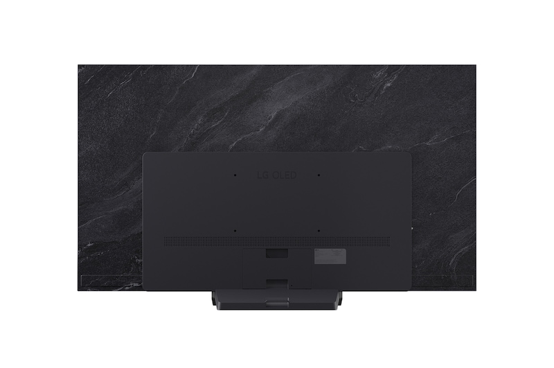 Rückansicht des LG OLED evo AI C5 4K Smart TV.