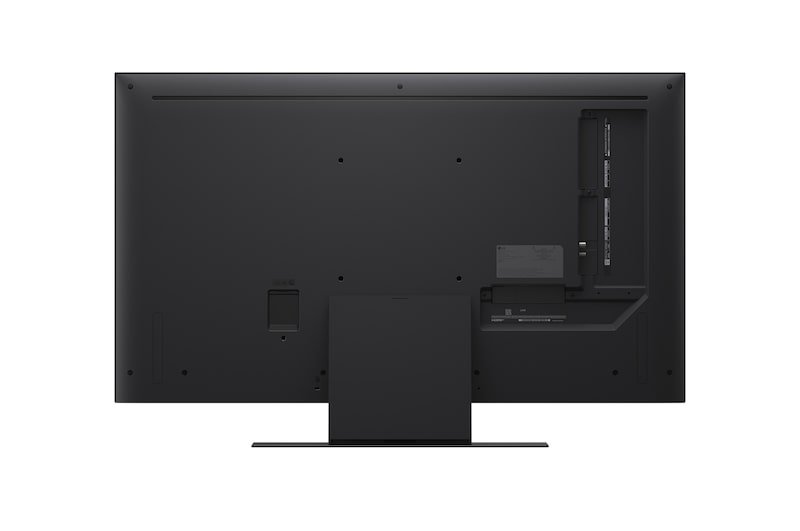 Rear view of LG QNED evo QNED85 TV