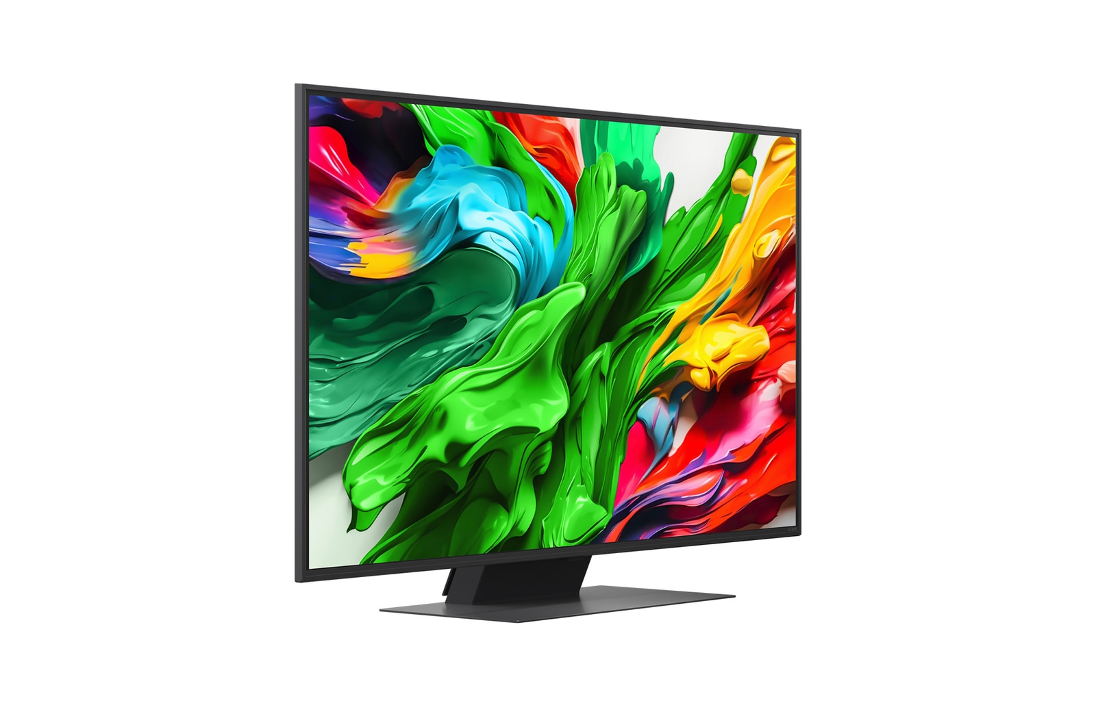 Rear view of LG QNED evo QNED85 TV