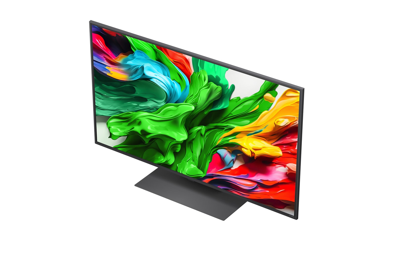 The alpha 8 AI Processor Gen2 lights up orange and pink, and colorful bolts of light shoot out from it. The title talks about how the processor delivers 4K quality, stunning color and brightness. Image text reads approximately 1.7 times NPU greater Al Neural Processing and 1.4 times CPU Faster Operation.