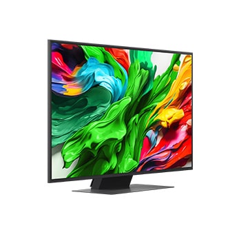 Rear view of LG QNED evo QNED85 TV