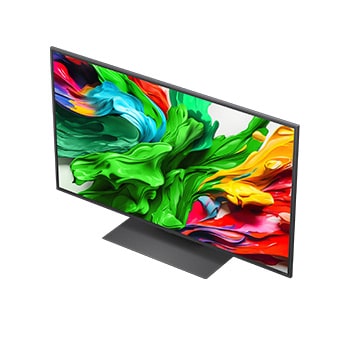The alpha 8 AI Processor Gen2 lights up orange and pink, and colorful bolts of light shoot out from it. The title talks about how the processor delivers 4K quality, stunning color and brightness. Image text reads approximately 1.7 times NPU greater Al Neural Processing and 1.4 times CPU Faster Operation.