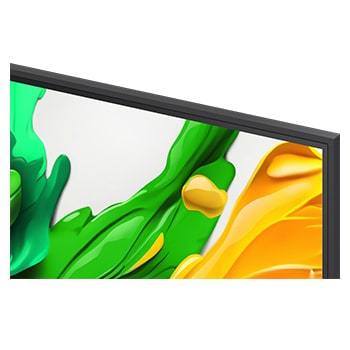 Splashes of paint burst from the floor up in diverse colors. Intertrek certification for 100% Color Volume to DCI-P3. The title talks about LG’s new and unique wide color gamut technology that allows you to see vivid color on your screen.