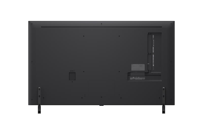 Rückansicht des LG QNED evo TV