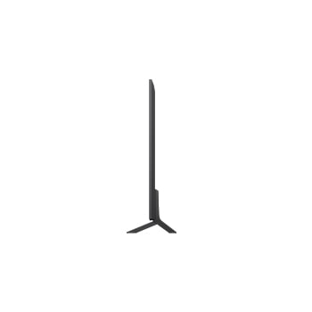 Linke Seitenansicht des LG QNED80 TV 