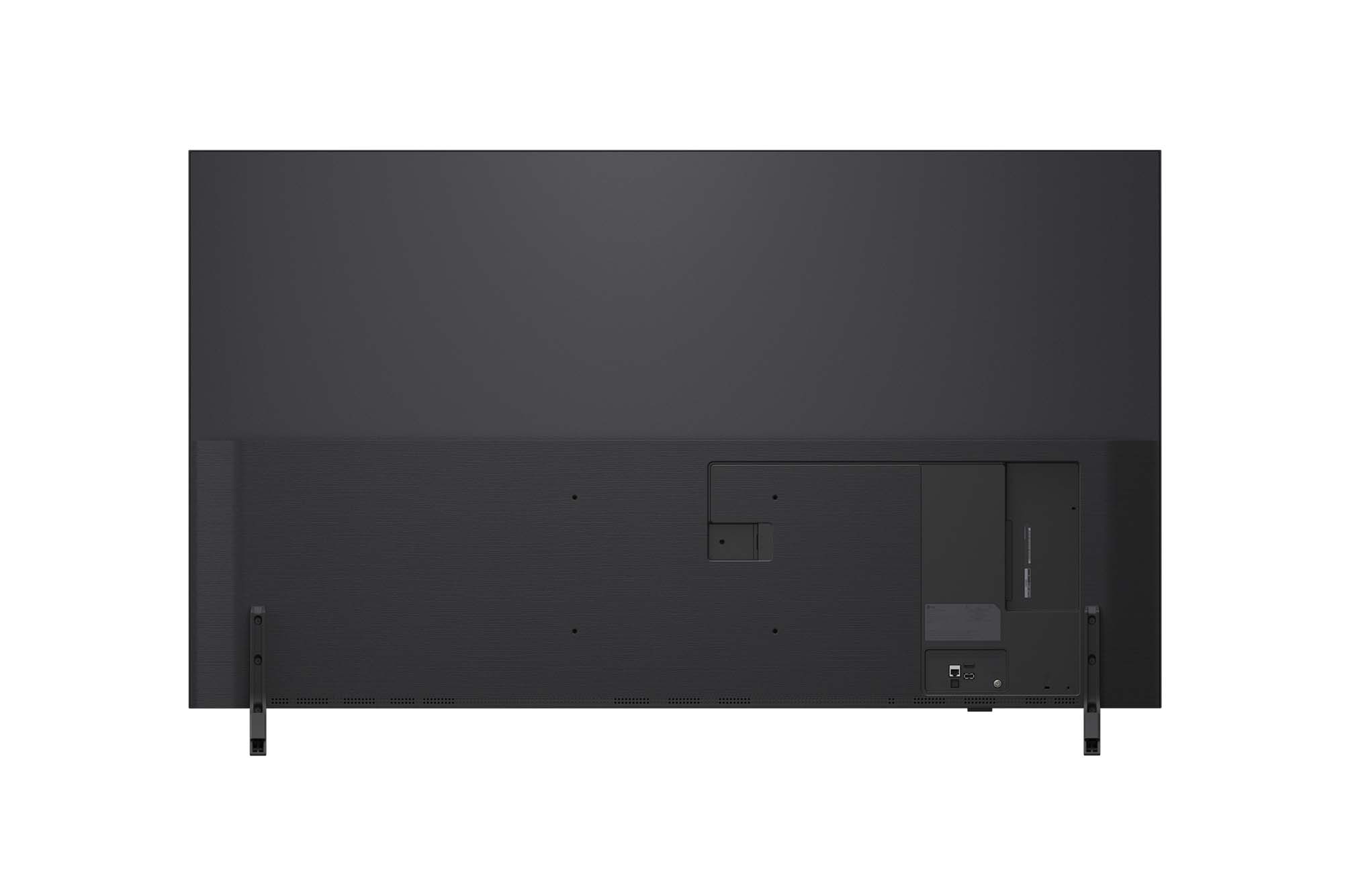 Rückansicht des LG QNED82 TV