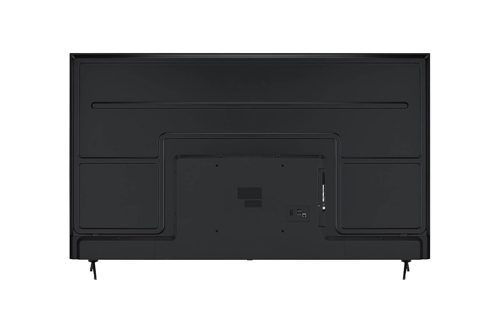 Rückansicht des LG UHD UA75 TV.
