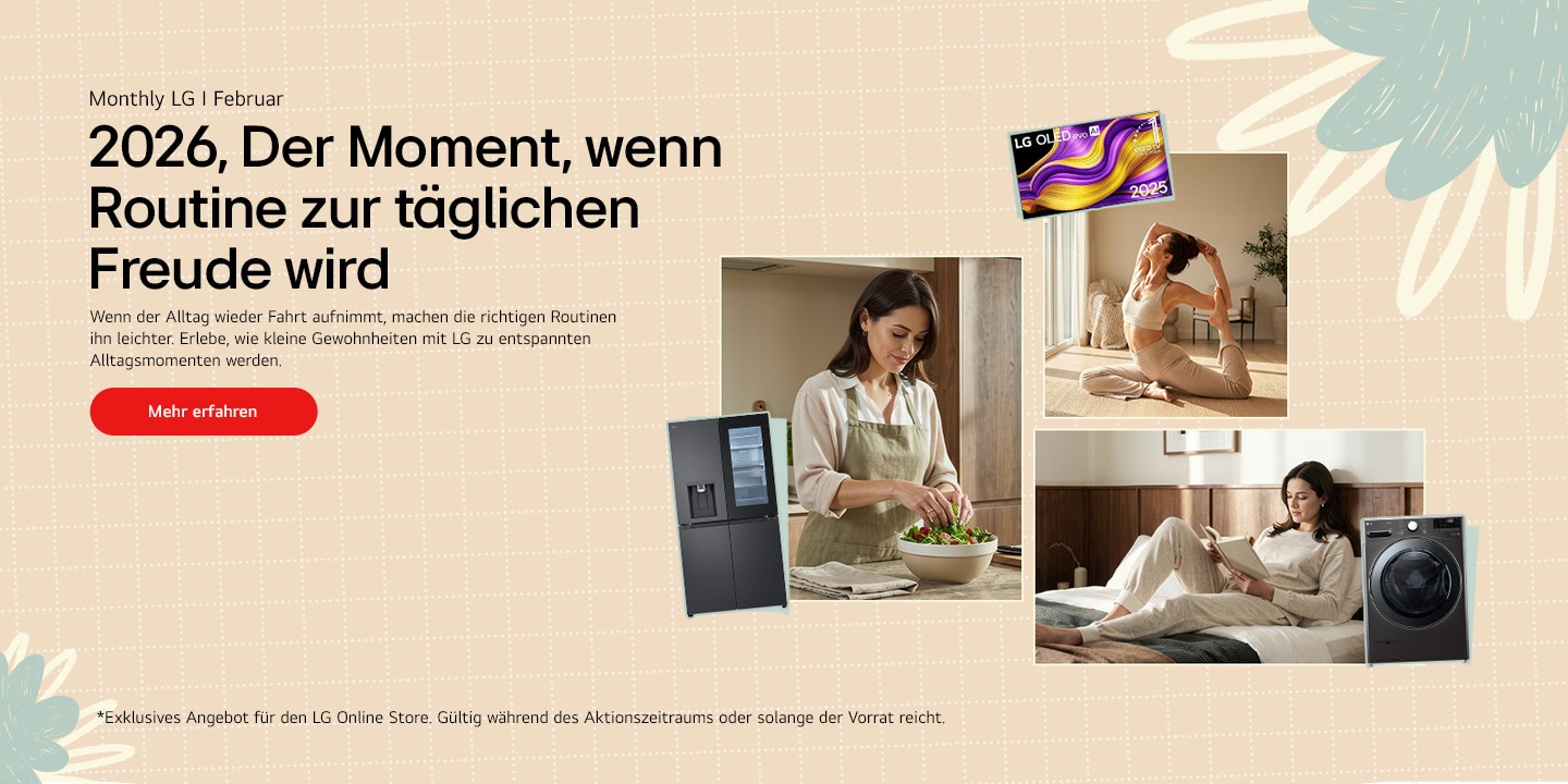 Bild mit LG Haushaltsgeräten