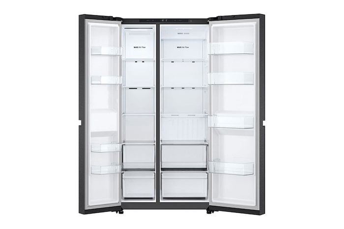 front view with open door