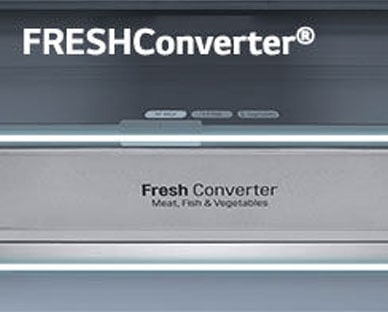 Bereich FRESHConverter® im Inneren des Kühlschranks.