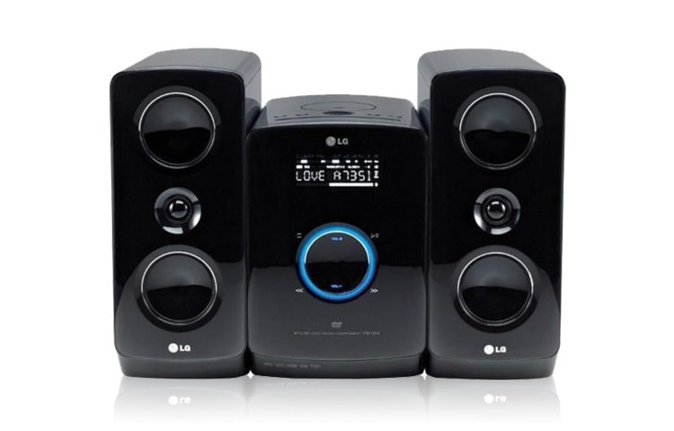 Vorderansicht von Micro-Hifi-Anlage mit großer Leistung FA164