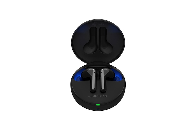 LG TONE Free FN7 | schwarz | Wireless Earbuds mit MERIDIAN-Sound und ANC, HBS-FN7 Black
