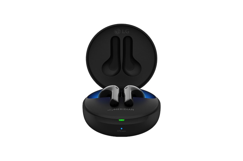 LG TONE Free FN7 | schwarz | Wireless Earbuds mit MERIDIAN-Sound und ANC, HBS-FN7 Black