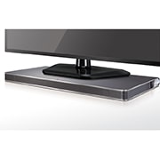LG SoundPlate™ 4.1 Soundsystem in silber mit integrierten Dual-Subwoofern und schlankem Design (nur 35mm hoch), LAP341