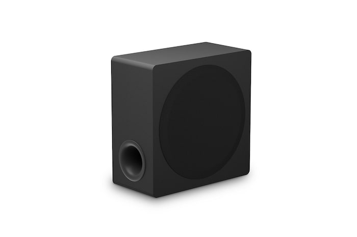 Side view of the subwoofer