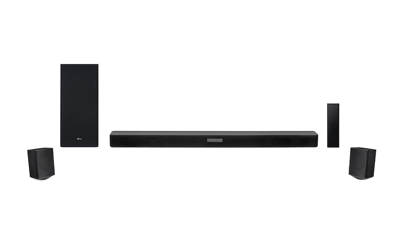LG 4.1 Dolby Digital Soundbar mit 480 Watt und drahtlosem Subwoofer , SK5R
