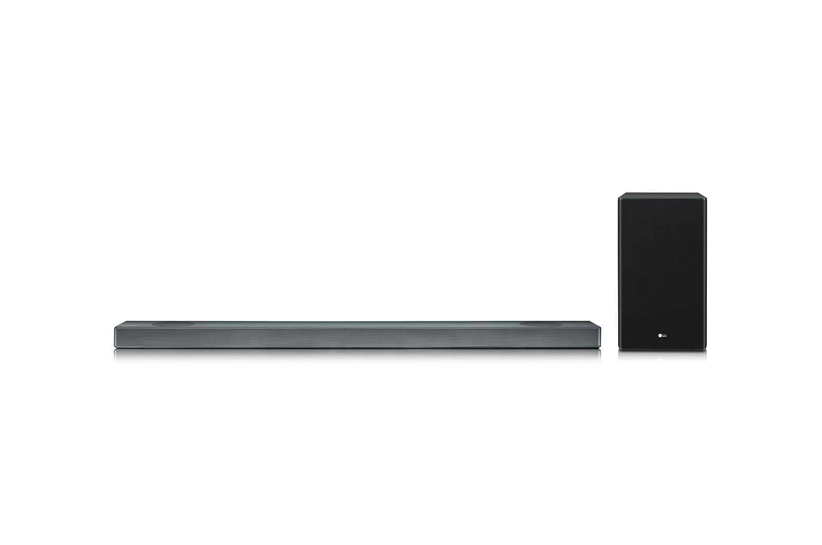 Vorderansicht von 4.1.2 Dolby Atmos® Soundbar mit 500 Watt und drahtlosem Subwoofer SL9YG