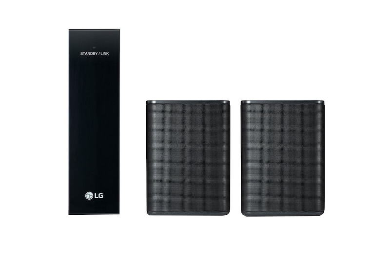 LG 2.0 Rücklautsprecher mit 140 Watt | Kompatibel zu den Soundbars SK10Y, SK9Y und der 2019er SL Serie | Wireless-Anbindung, SPK8