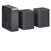 LG 2.0 Rücklautsprecher mit 140 Watt | Kompatibel mit Soundbars DS90QY und DS80QY | Wireless-Anbindung | LG SPQ8-S, SPQ8-S