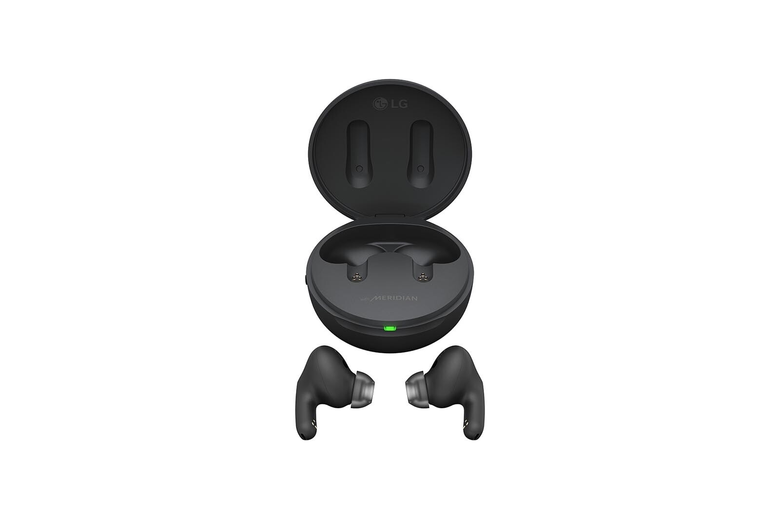 LG TONE Free DFP5 | schwarz | Wireless Earbuds mit MERIDIAN-Sound und ANC | LG TONE-DFP5, TONE-DFP5