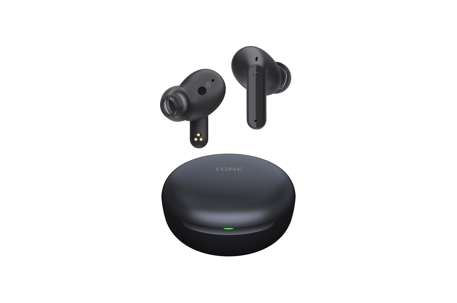 LG TONE Free DFP5 | schwarz | Wireless Earbuds mit MERIDIAN-Sound und ANC | LG TONE-DFP5, TONE-DFP5