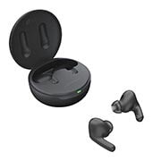 LG TONE Free DFP5 | schwarz | Wireless Earbuds mit MERIDIAN-Sound und ANC | LG TONE-DFP5, TONE-DFP5
