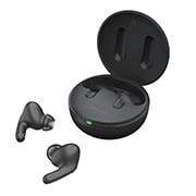 LG TONE Free DFP5 | schwarz | Wireless Earbuds mit MERIDIAN-Sound und ANC | LG TONE-DFP5, TONE-DFP5