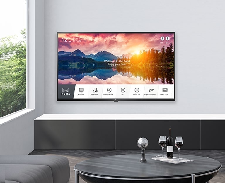 LG Smart Hotel TV mit effektivem Content Management.