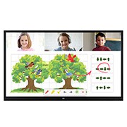 Vorderansicht von Interaktive digitale Anzeige 75TR3BF-B