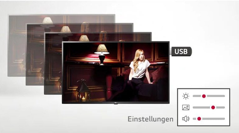 Hören Sie Musik über die Lautsprecher des Fernsehers, indem Sie ihn über Bluetooth mit einem Mobiltelefon verbinden.