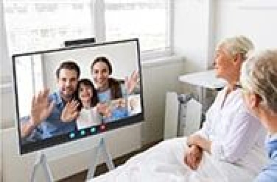 LG One:Quick Flex, Arztpraxis, Telemedizin, Zusammenarbeit, Designbüro, Stationen in Krankenhäusern und Pflegeheimen, Videoanrufe, Homeoffice, Kindergarten, Fernunterricht
