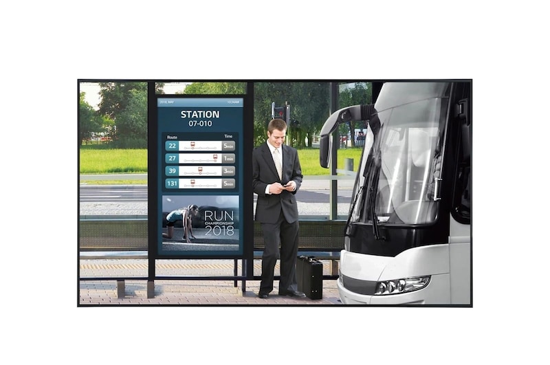 LG Open Frame Display mit 55 Zoll, 3.000 Nits und FHD, 55XF3E-B