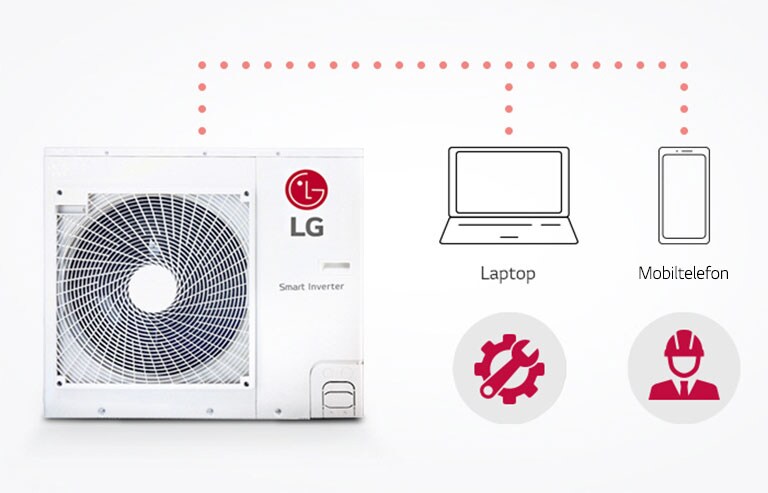 Einfache Wartung und Service: LG MV1