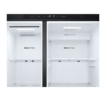 Side-by-Side Kühlschrank (E, 641L, 179cm hoch) mit Eis-, Crushed Ice- und Wasserspender & internem Wassertank | GSLC41EPPE