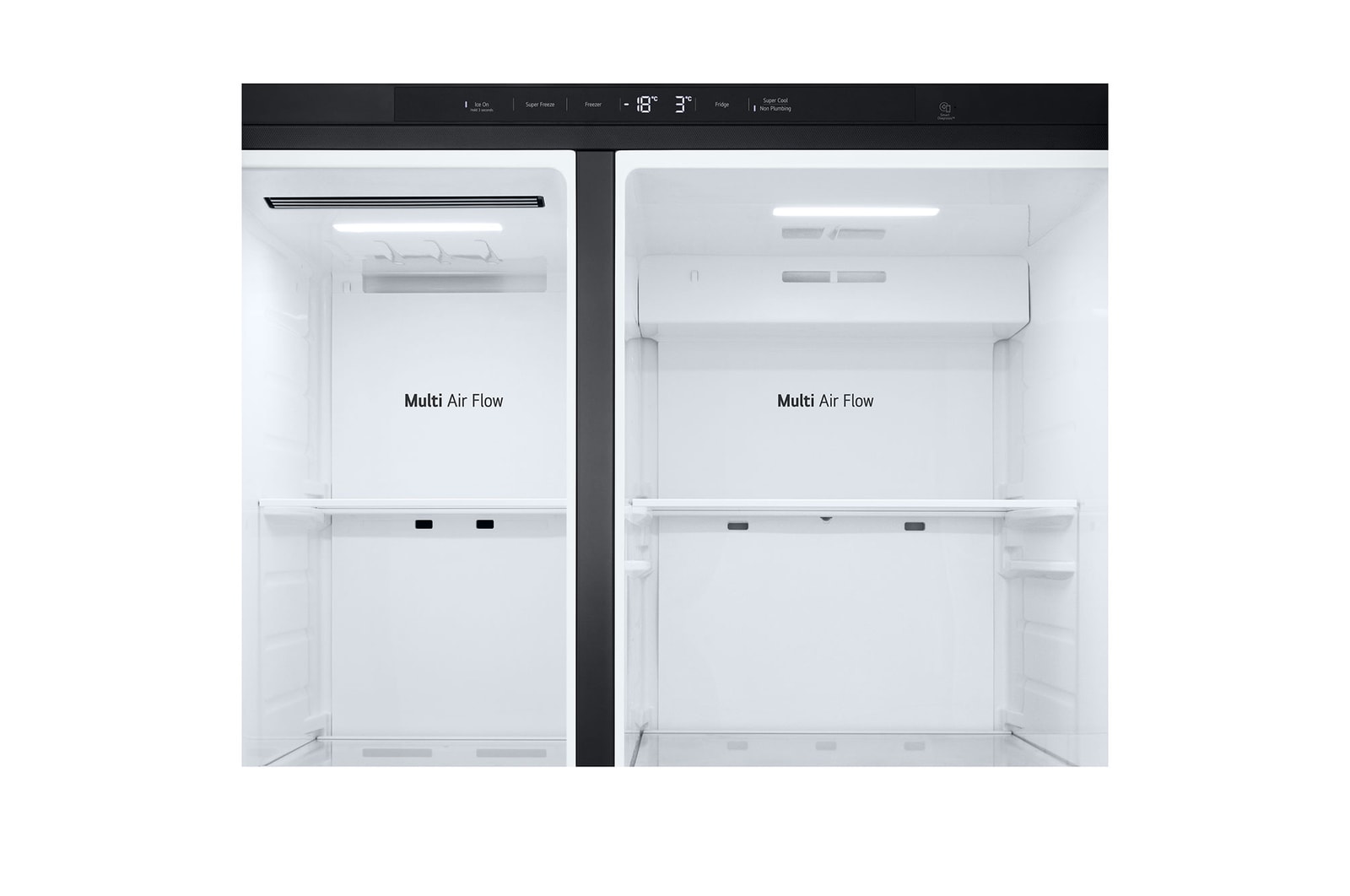 Side-by-Side Kühlschrank (E, 641L, 179cm hoch) mit Eis-, Crushed Ice- und Wasserspender & internem Wassertank | GSLC41EPPE