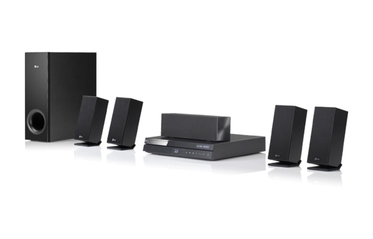 LG 3D-Blu-ray 5.1 Heimkinosystem mit LG Smart TV, 7-Wege-Equalizer und umfangreicher Formatunterstützung, BH6220S