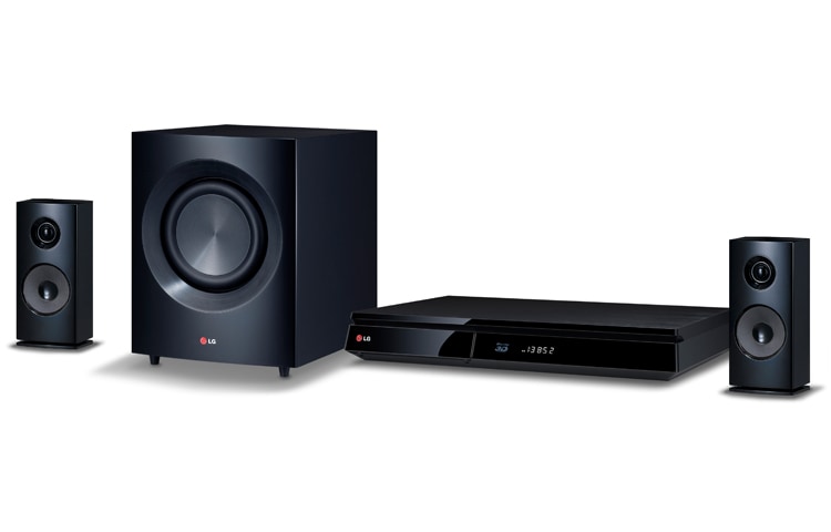 LG 2.1 3D Blu-ray Heimkino mit 4K Upscaler, schwarzen Aramidfaser-Lautsprechern, Smart TV und Private Sound Mode Funktion, BH7230CB