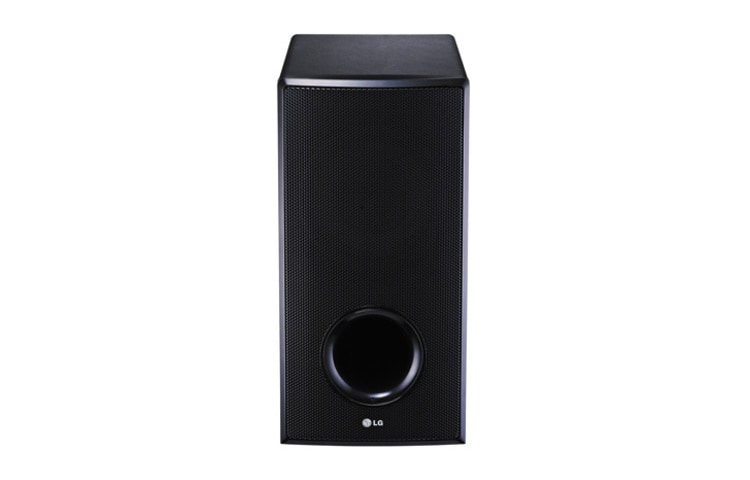 LG Schlanke Blu-ray Soundbar mit 3D Blu-ray Playback, Wireless Active Subwoofer und unglaublich sattem Sound., HLX55W
