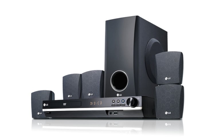 LG Heimkino - DVD-Receiver mit 5.1 Lautsprecherset, HT353SD