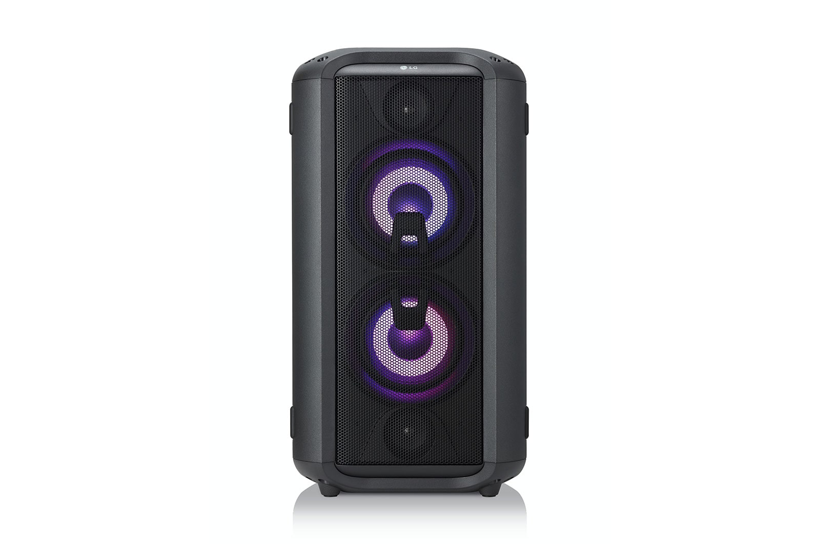 LG Tragbarer Bluetooth-Lautsprecher mit 150 Watt | XBOOM | DJ-App | Karaoke Funktion, RL4