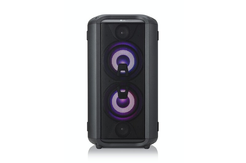 LG Tragbarer Bluetooth-Lautsprecher mit 150 Watt | XBOOM | DJ-App | Karaoke Funktion, RL4