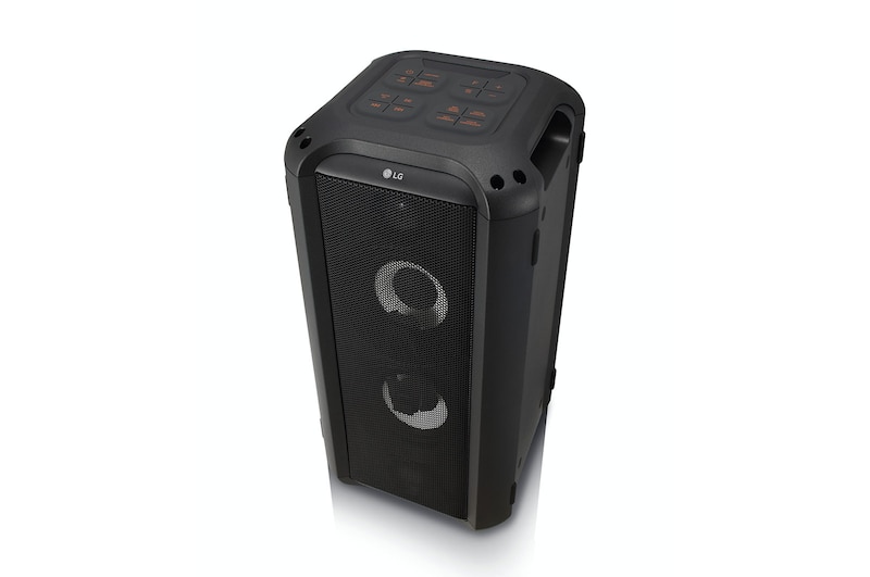 LG Tragbarer Bluetooth-Lautsprecher mit 150 Watt | XBOOM | DJ-App | Karaoke Funktion, RL4